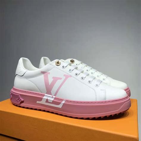 lv sneakers women pink|louis vuitton monogram sneakers women's.